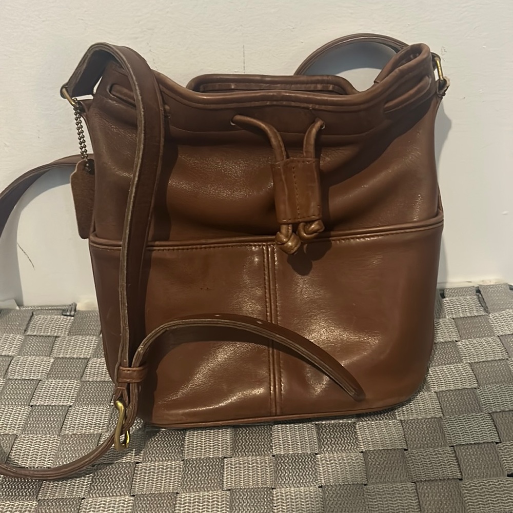 Vintage Coach Bucket Bag